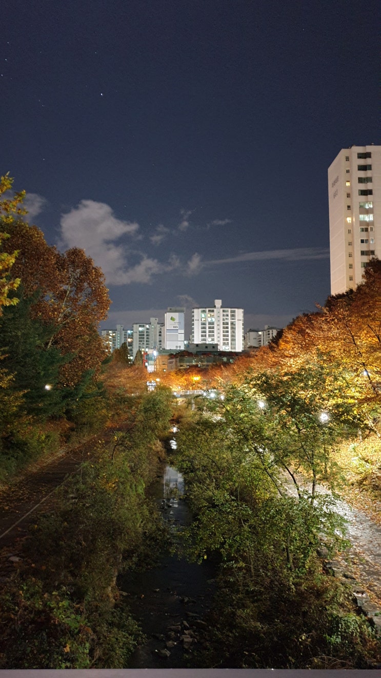  2019.11.13일 수요일  퇴근 길 풍경.