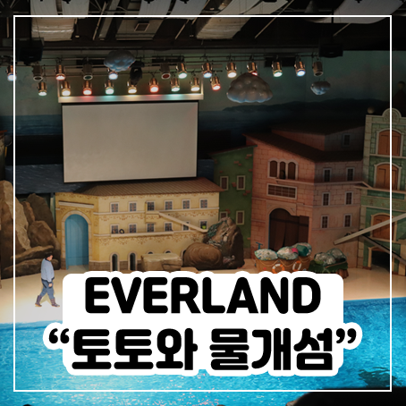 딸내미랑 토토와 물개섬 공연(EVERLAND) 봤어요