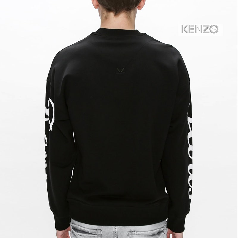 겐조 JUMPING 타이거 크루 맨투맨 BLK