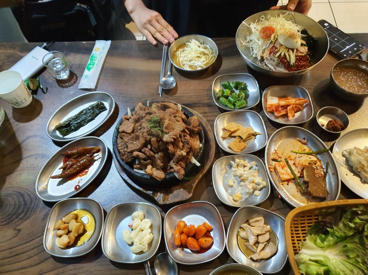 #단양여행/단양맛집 : 마늘석갈비막국수 먹고 왔다리! JMT~!
