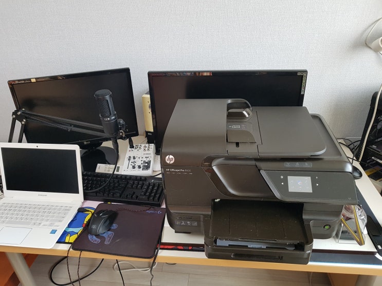  잉크가 막혀서 프린터 출력이 안됩니다. - 울산 울주군 범서읍 구영리 hp8600복합기 출장수리
