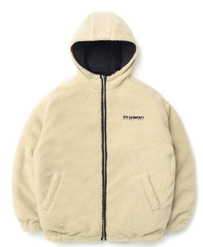  양면패딩  IG Fleece Reversible Hood Padding (Black)
