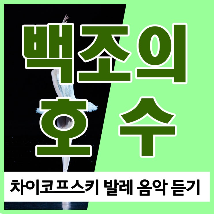 차이코프스키 백조의 호수 줄거리와 발레 음악 (정경, 왈츠, 작은 백조의 춤) 듣기