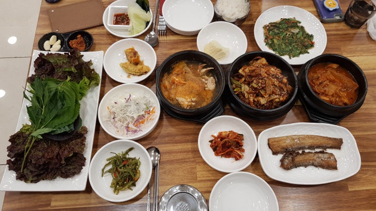  부산 다대포역 해사랑 쌈밥집 낙지불고기 쌈밥 가성비
