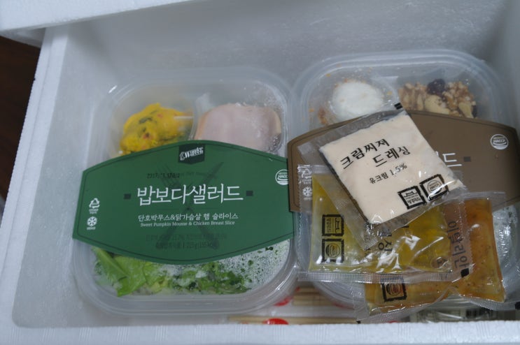 샐러드정기배송 원더그린 밥보다 혜자 샐러드