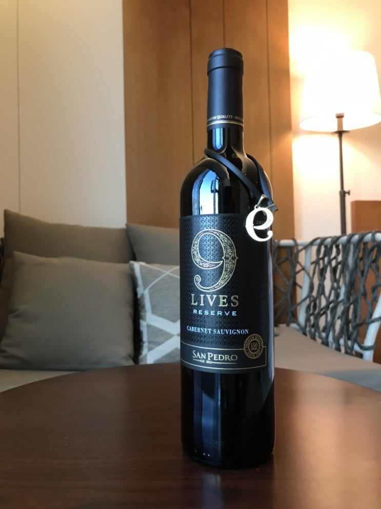  산 페드로 나인 라이브스 리저브 카베르네소비뇽 2018, San Pedro 9 lives Reserve Cabernet Sauvignon 2018