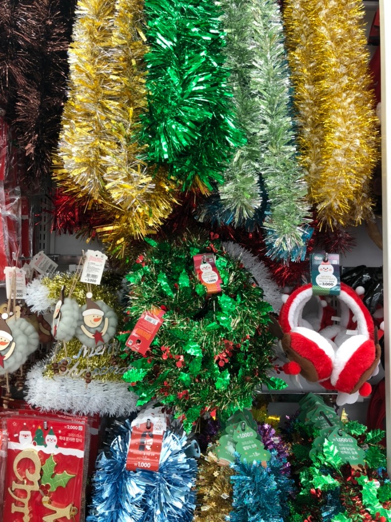 다이소 크리스마스 트리 장식] 종류, 가격, 꿀팁 정리 : 네이버 블로그