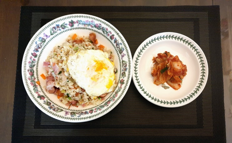  베이컨 볶음밥 & 또 비빔밥 ~ 점심먹으면서 저녁 뭐먹을거냐 묻는 아들밥상ㅜㅜ