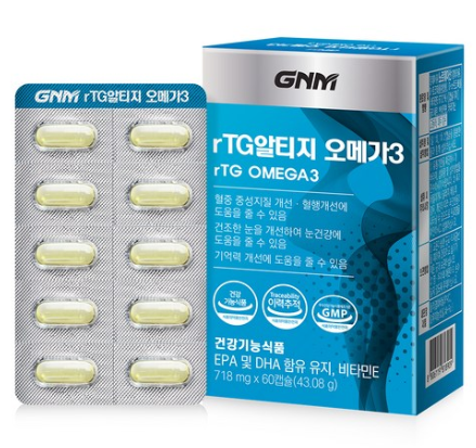  쿠팡리뷰  GNM자연의품격 rTG 알티지 오메가3   [12,720원]