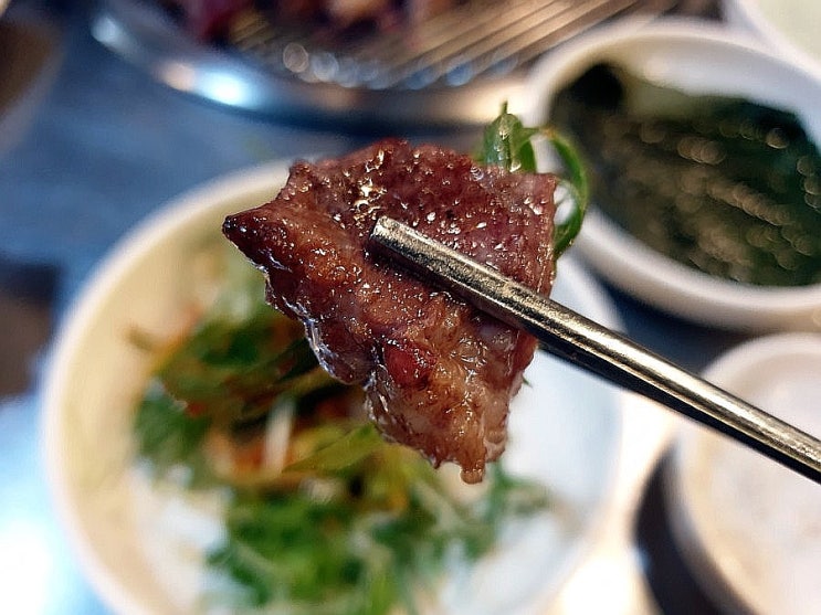  제주 중문 칠돈가 - 흑돼지 근고기 구이가 너무 맛있어요