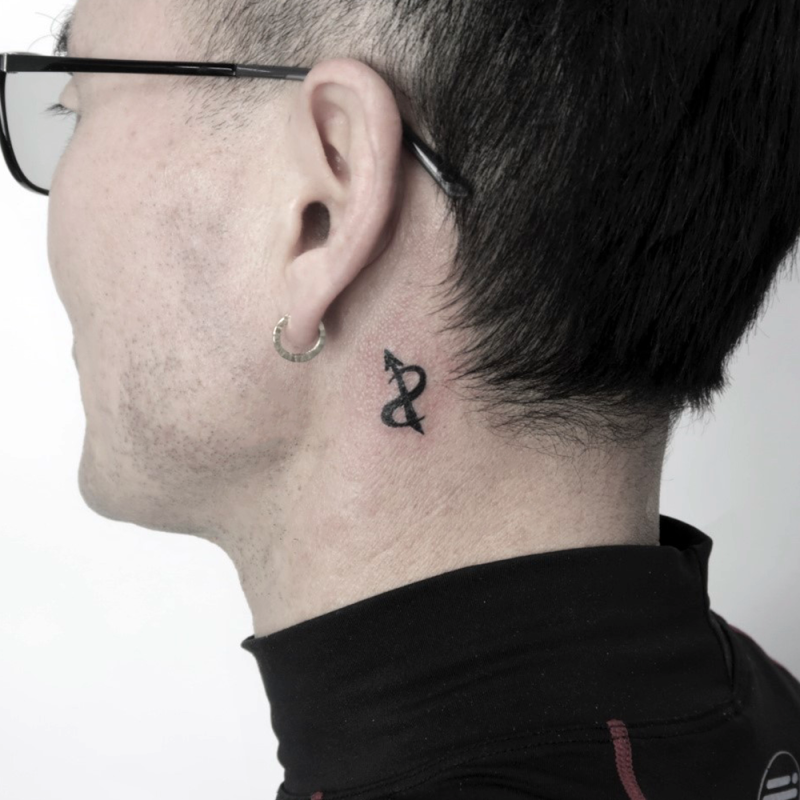 센스있는 귀뒤타투, 하나도 안아파요! : 네이버 블로그