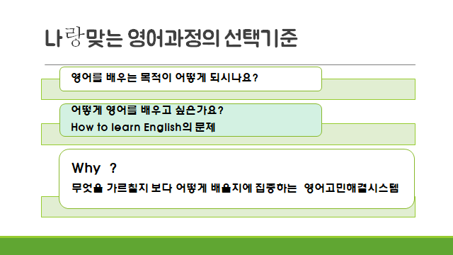  강남왕초보영어학원 왕초보시작 해외워킹영어까지