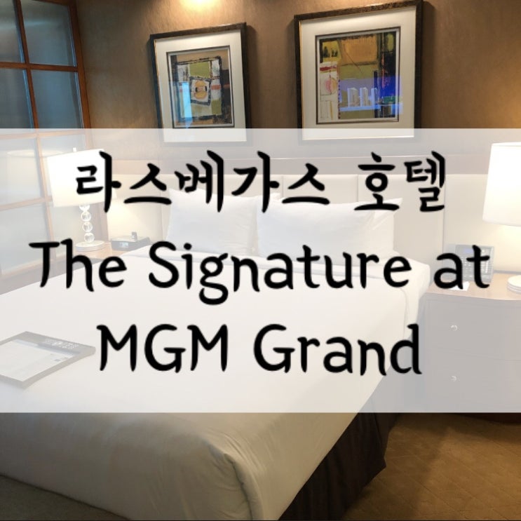  라스베이거스 더 시그니쳐 앳 엠지엠 그랜드(The Signature at MGM Grand ) 후기