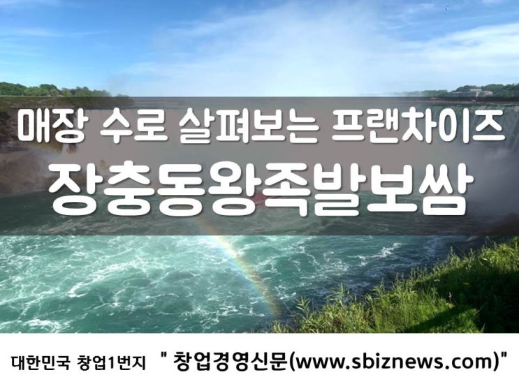  매장 수로 살펴보는 프랜차이즈 ‘장충동왕족발보쌈’