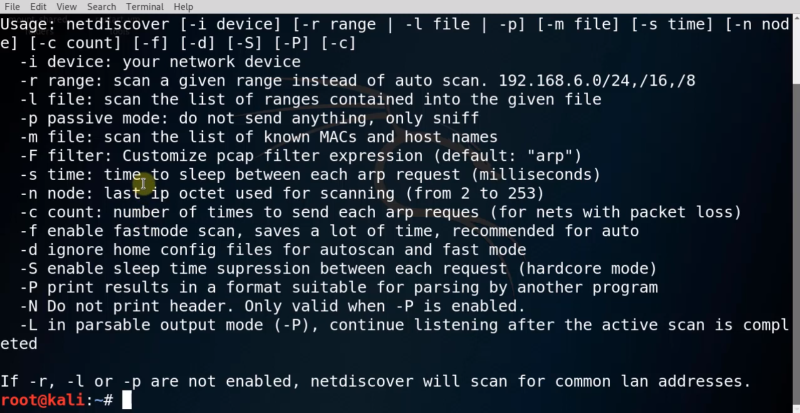 칼리리눅스 기초 - Netdiscover를 이용하여 네트워크 대역 실시간 확인 : 네이버 블로그
