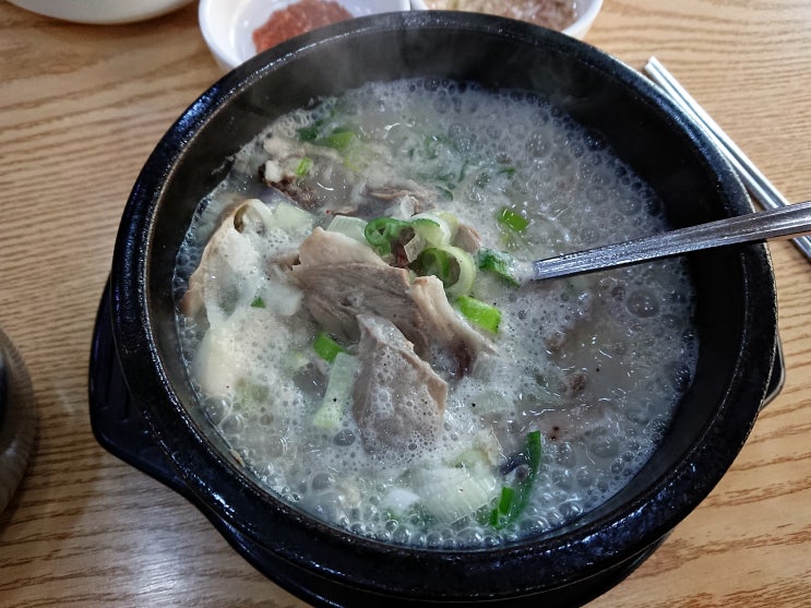 안양 안양동/남부시장 '이화가마솥순대국' 순대국