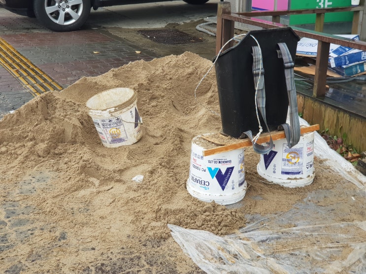  상가주방타일시공 - 타일시공기