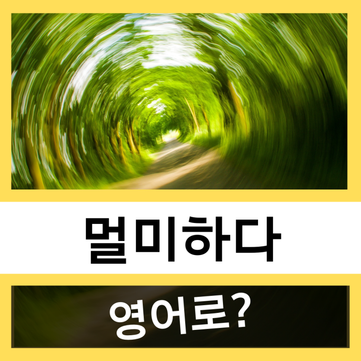 멀미, 멀미약을 영어로?