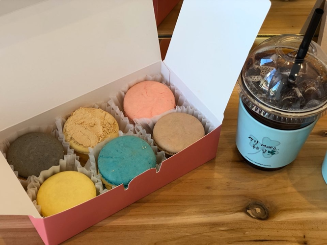 [속초예쁜카페] 디저트가 맛있는 라끄블루! 마카롱맛집!