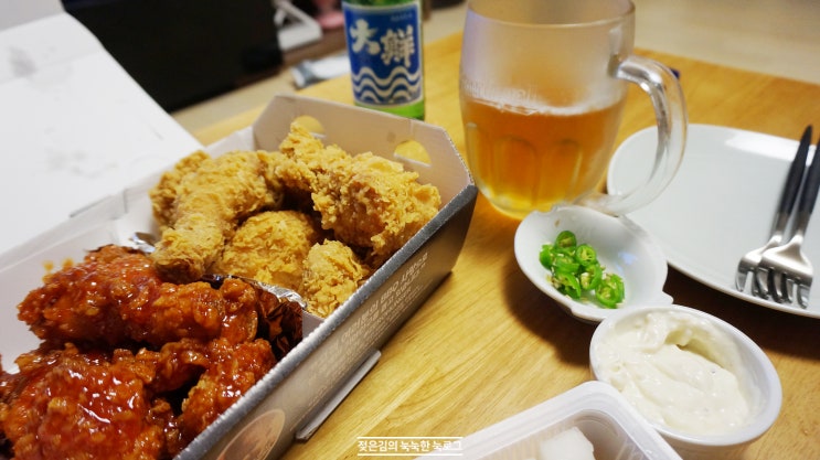 BBQ 황금올리브 반반에 대선소주까지 BBQ 황금올리브 반반에 대선소주까지
