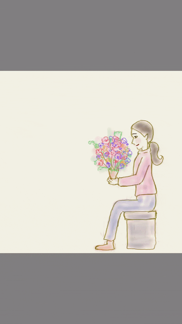  한해 마무리 여인