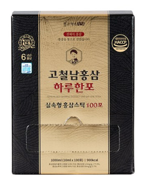  쿠팡리뷰   고철남홍삼 하루한포 실속형 홍삼스틱 100개입 + 쇼핑백   [46,130원]