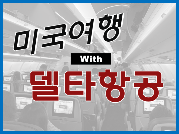  미국시애틀행 델타항공 수화물 기내식 후기/미국입국심사질문/입국신고서와 세관신고서는 키오스크로