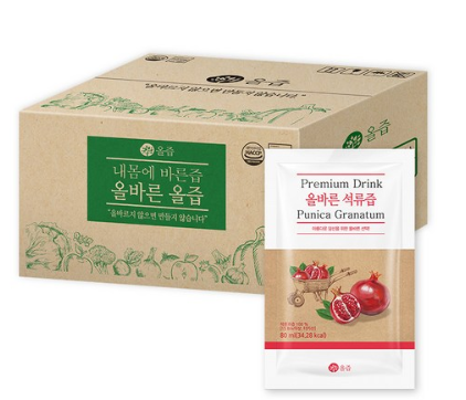  쿠팡리뷰   올즙 올바른 석류즙   [27,000원]