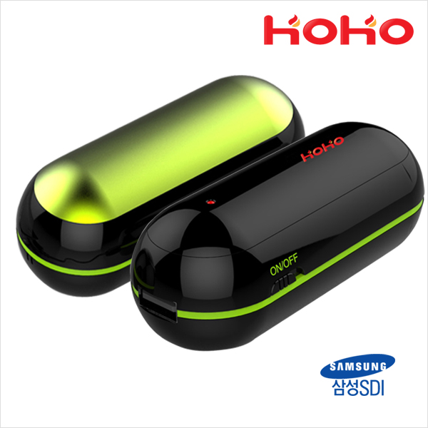  HOHO 호호HOHO 손난로, 블랙-그린, 호호 HOHO 손난로