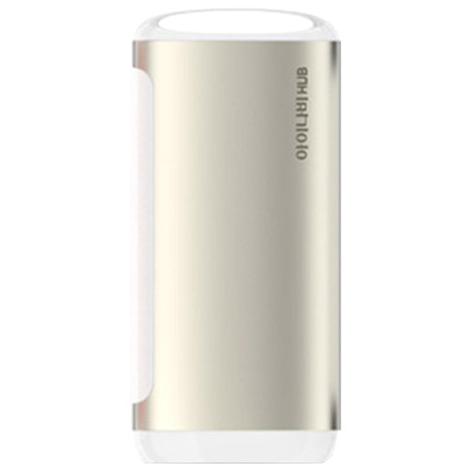  아이나비 허브 하이브리드 LED 포켓 손난로 & 보조배터리, IHW-5200L, 샴페인골드