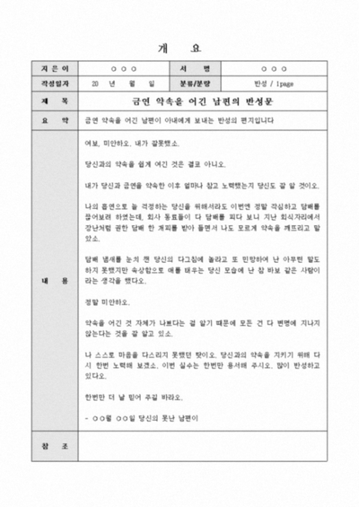 반성문 쓰는 법 & 작성 예시 : 네이버 블로그 반성문 쓰는 법 & 작성 예시 : 네이버 블로그