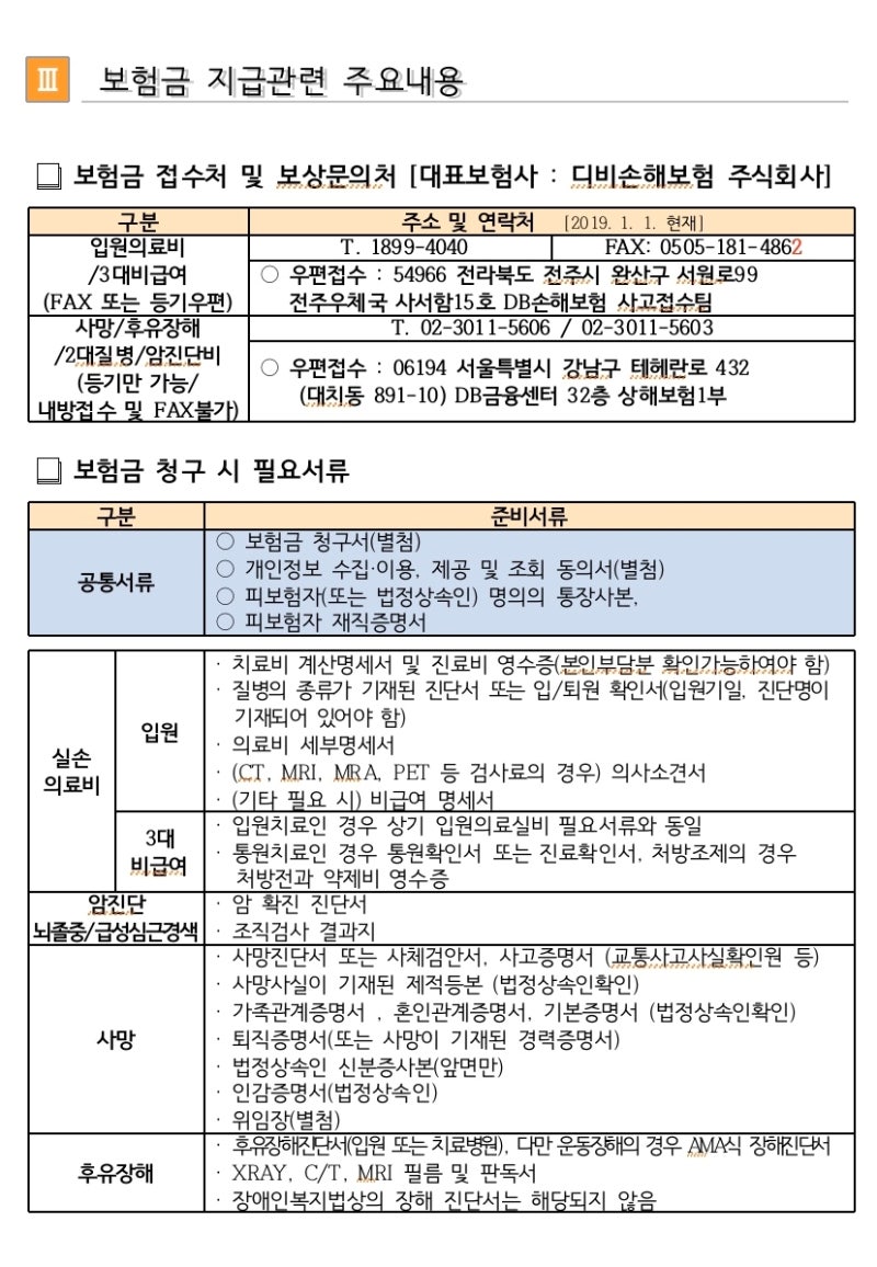 임신 및 출산비용 총정리, 출산비용 실비보험 청구하기(공무원 단체보험)