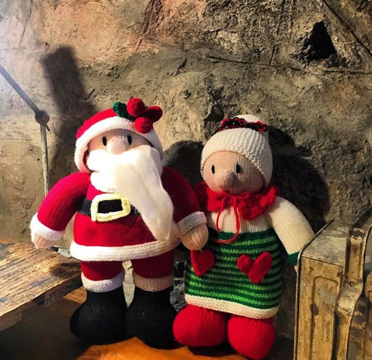  [뜨캐클래스 모집] 산타, 미세스 산타 대바늘인형️