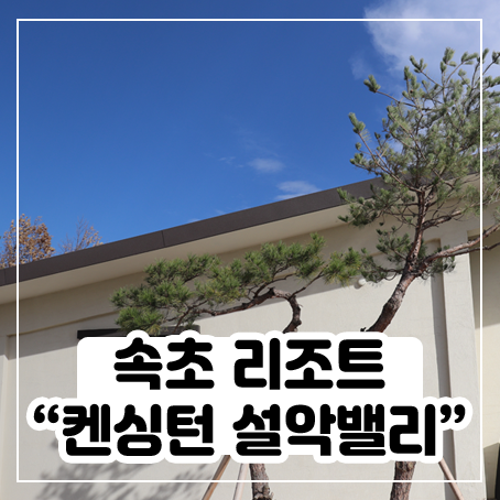 속초 켄싱턴 리조트 설악밸리 루체른(독채) 후기 속초 켄싱턴 리조트 설악밸리 루체른(독채) 후기