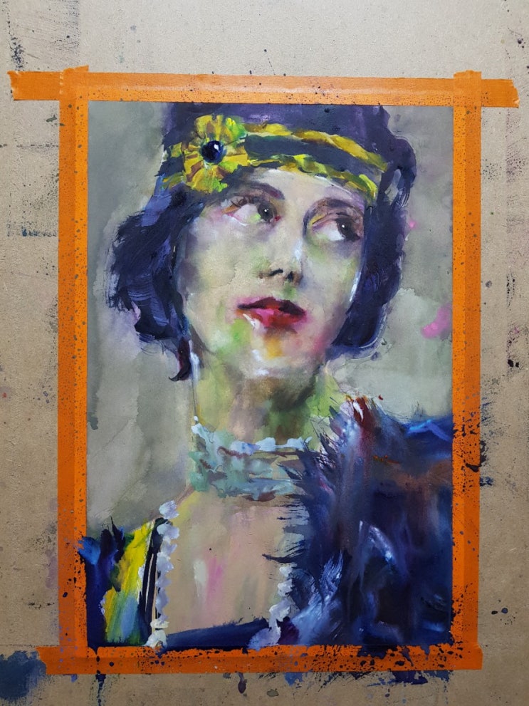  lita cabellut 모작(3), 수채화