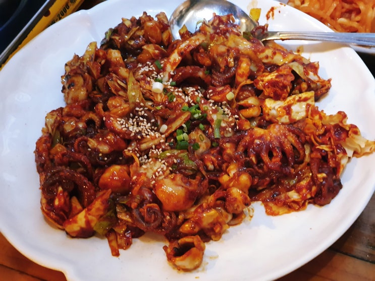  [천호 맛집] 천호 더식당 후기 (쭈꾸미+화덕피자+칼국수까지 한번에)