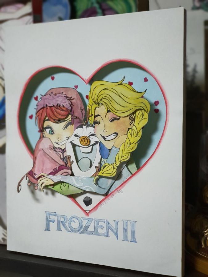  탈바인의 비밀공작실 - 겨울왕국2 페이퍼아트 만들기 | How to make Frozen II DIY Paper art