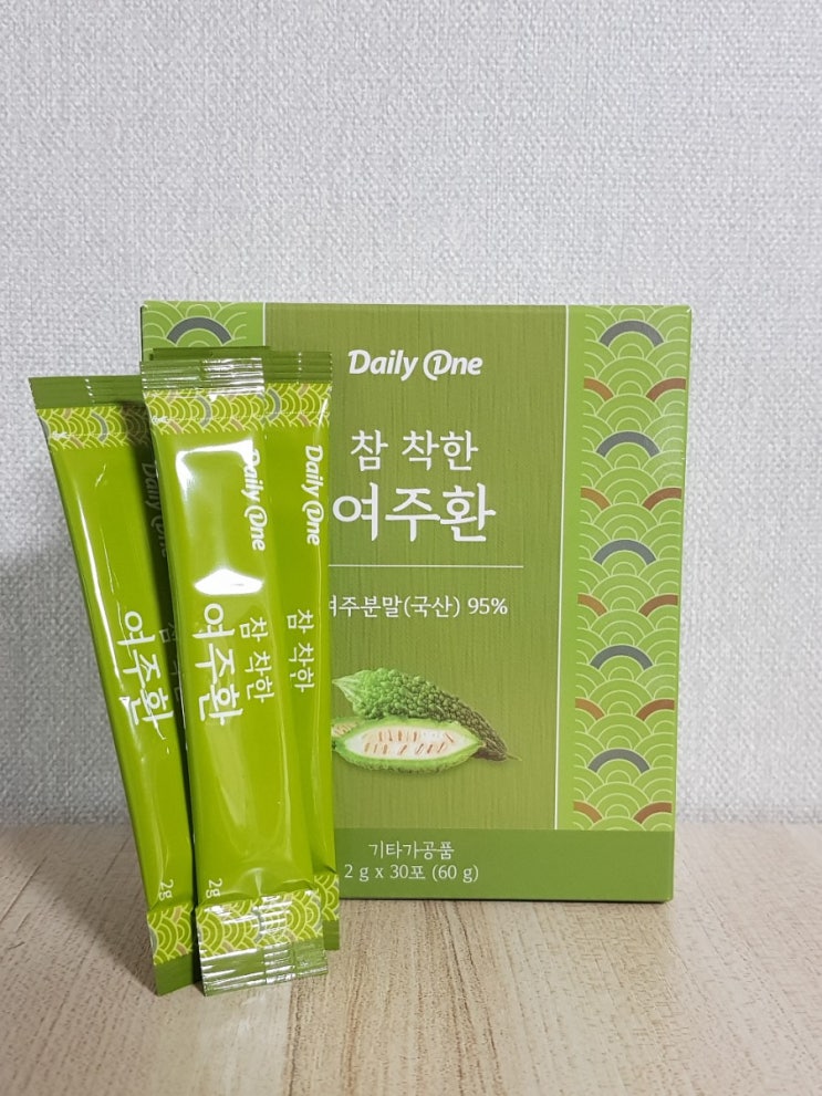  여주환으로 당뇨초기증상 잡고 혈당 관리/데일리원 참 착한 여주환