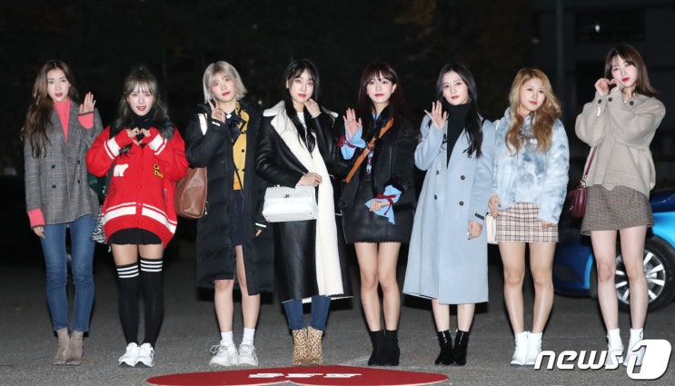 191122 네이처(NATURE) 뮤직뱅크 출근길