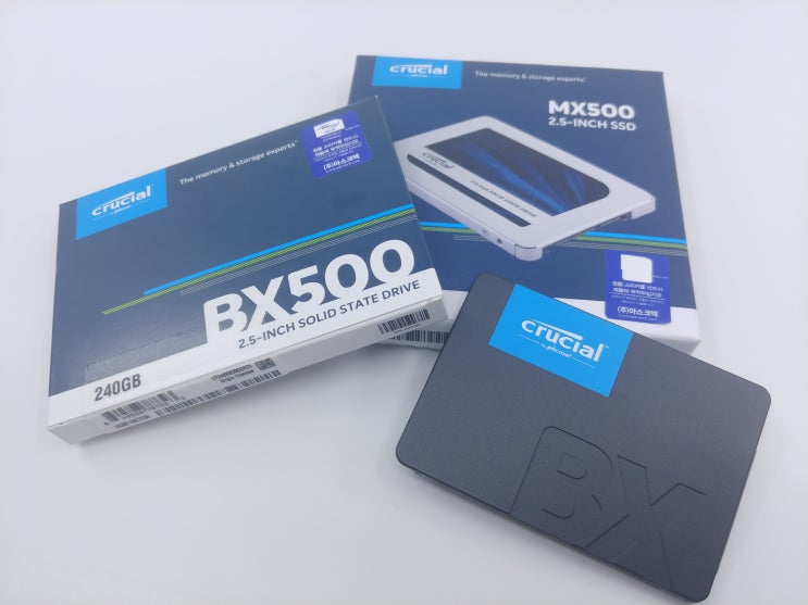  마이크론 SSD Crucial Bx500 리뷰