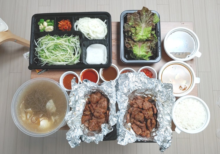  김포 배달 맛집 - 개그맨 이경래의 참숯갈비 돼지 숯불 양념 갈비