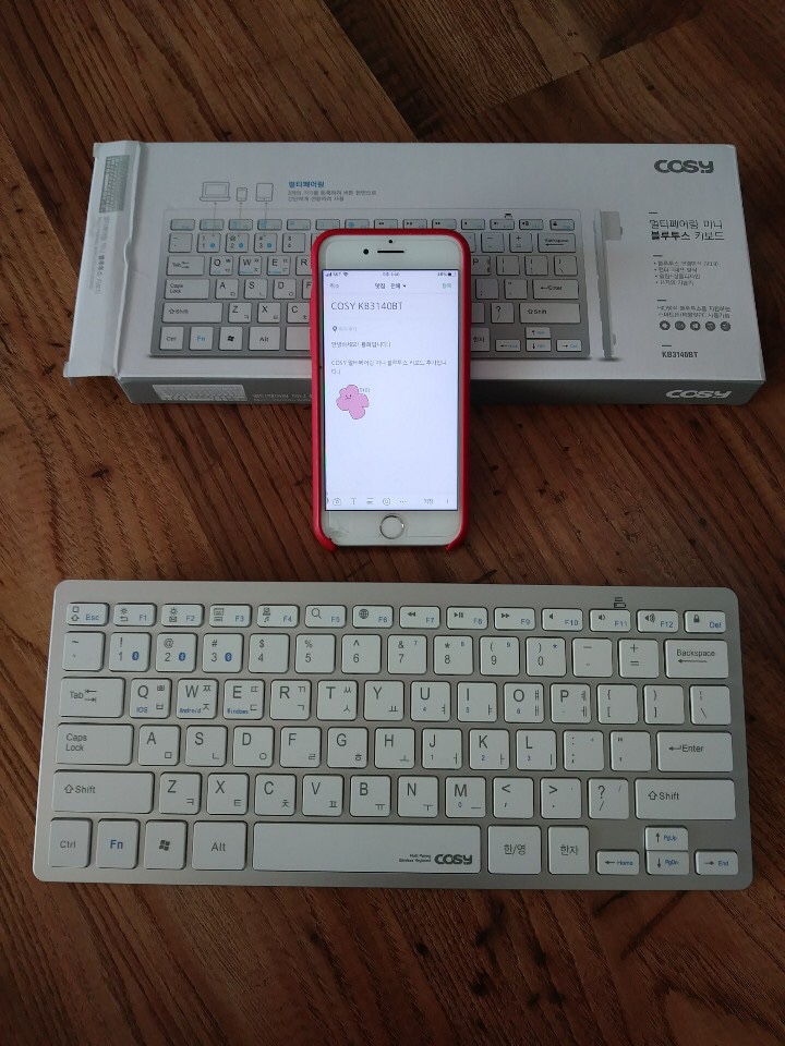  [COSY멀티페어링미니블루투스키보드 후기]COSY KB3140BT/블루투스키보드/스마트폰블루투스키보드추천/태블릿PC키보드