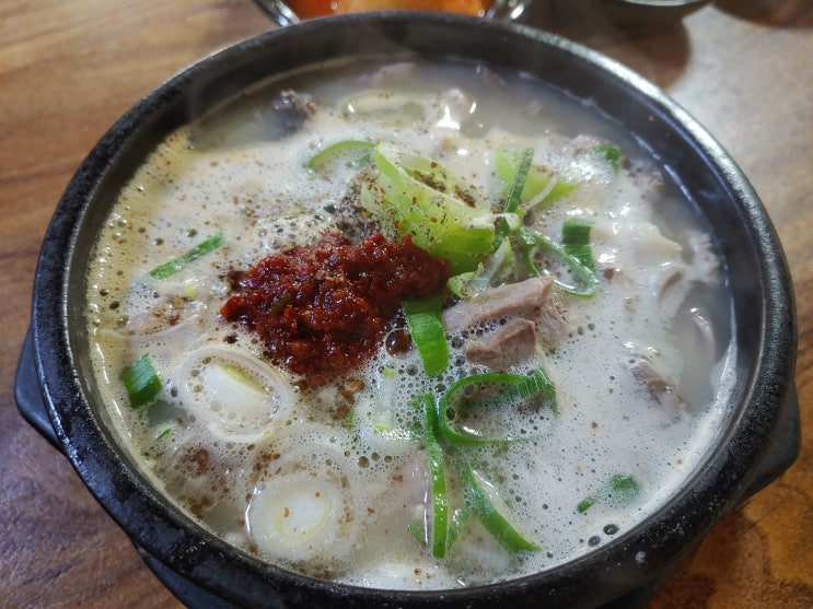  종로 순대국 - 백암박가네순대국에서 제대로 만든 소울푸드 순대국을.