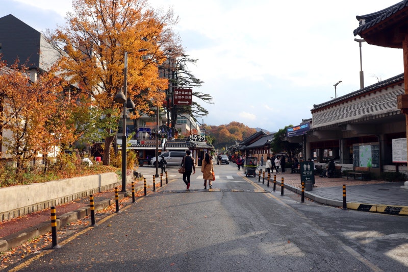 전주한옥마을이 단풍 명소라고 하더니, 이렇게 많은 카메라는 처음 보네... 11월에 가볼만한 곳 : 네이버 블로그