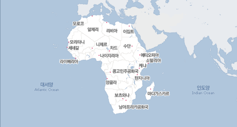 세계지도, 5대양 6대주, 우리나라 지도, 산맥 : 네이버 블로그