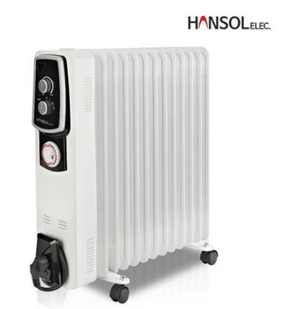  가격최종확인  [한솔] 가정용 라디에이터 HSO-A130T 6~9평형 전기난로   [88,900원 ]