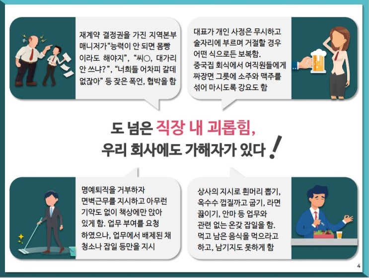 직장내 괴롭힘 금지법!! 확실히 알고가자