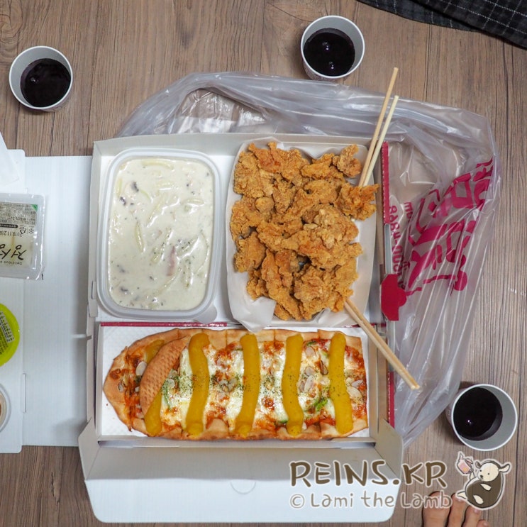  아현역맛집인데 남영역까지 배달되는 '얌얌치킨아현점'