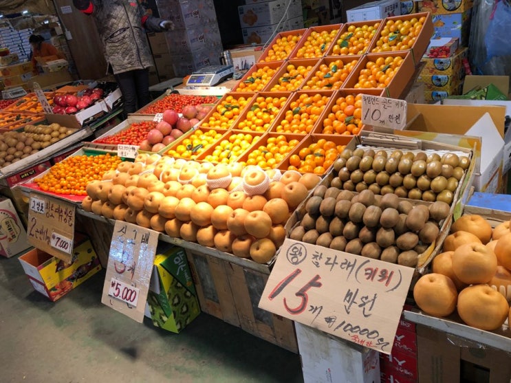 인천 구월동 농산물도매시장, 김장철이라 사람이 바글바글!