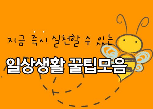  주방살림 노하우 15가지 모음